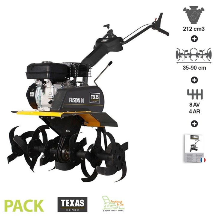 Pièces détachées Motoculteur thermique Fusion-10TG-Vario TEXAS