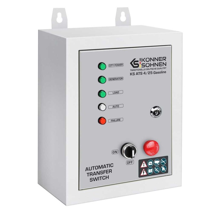 Pièces détachées Accessoires Groupe électrogène KS ATS 4/25 Gasoline KÖNNER & SÖHNEN