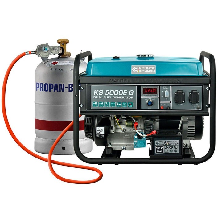 Groupe électrogène à essence/gaz Könner & Söhnen KS 5000E G