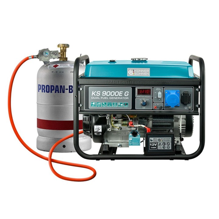 Groupe électrogène à essence/gaz Könner & Söhnen KS 9000E G