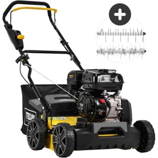 Scarificateur démousseur thermique 212cc largeur 40cm Texas PRO CUT 411TG 2-IN-1