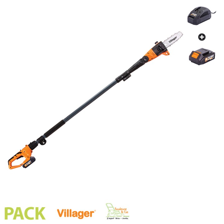 Pièces détachées Tronçonneuse sur perche électrique ELAG-VCPS0820-Ba3-Ch2.4 VILLAGER