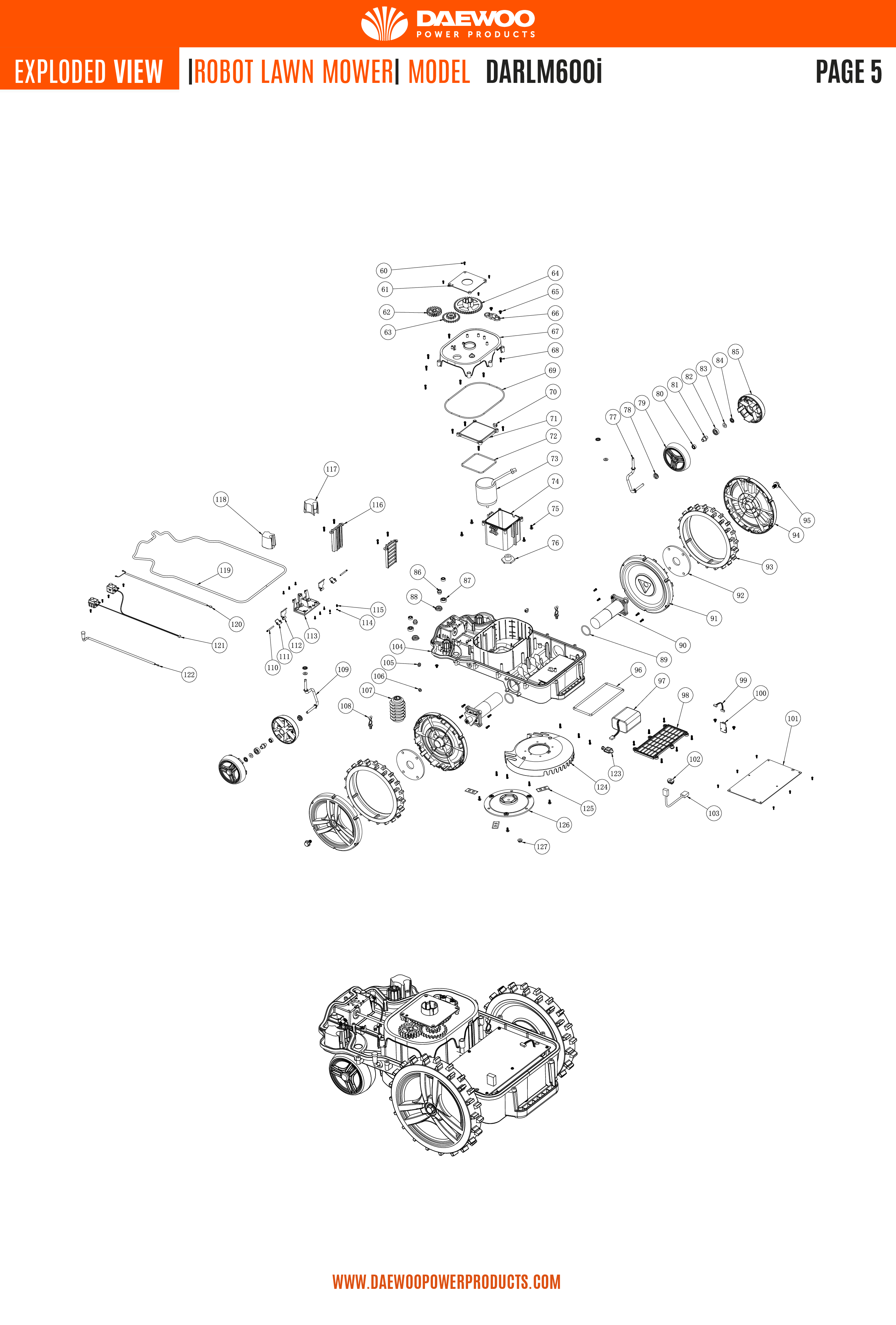 Vue éclaté pour  DARLM600i - Page 10