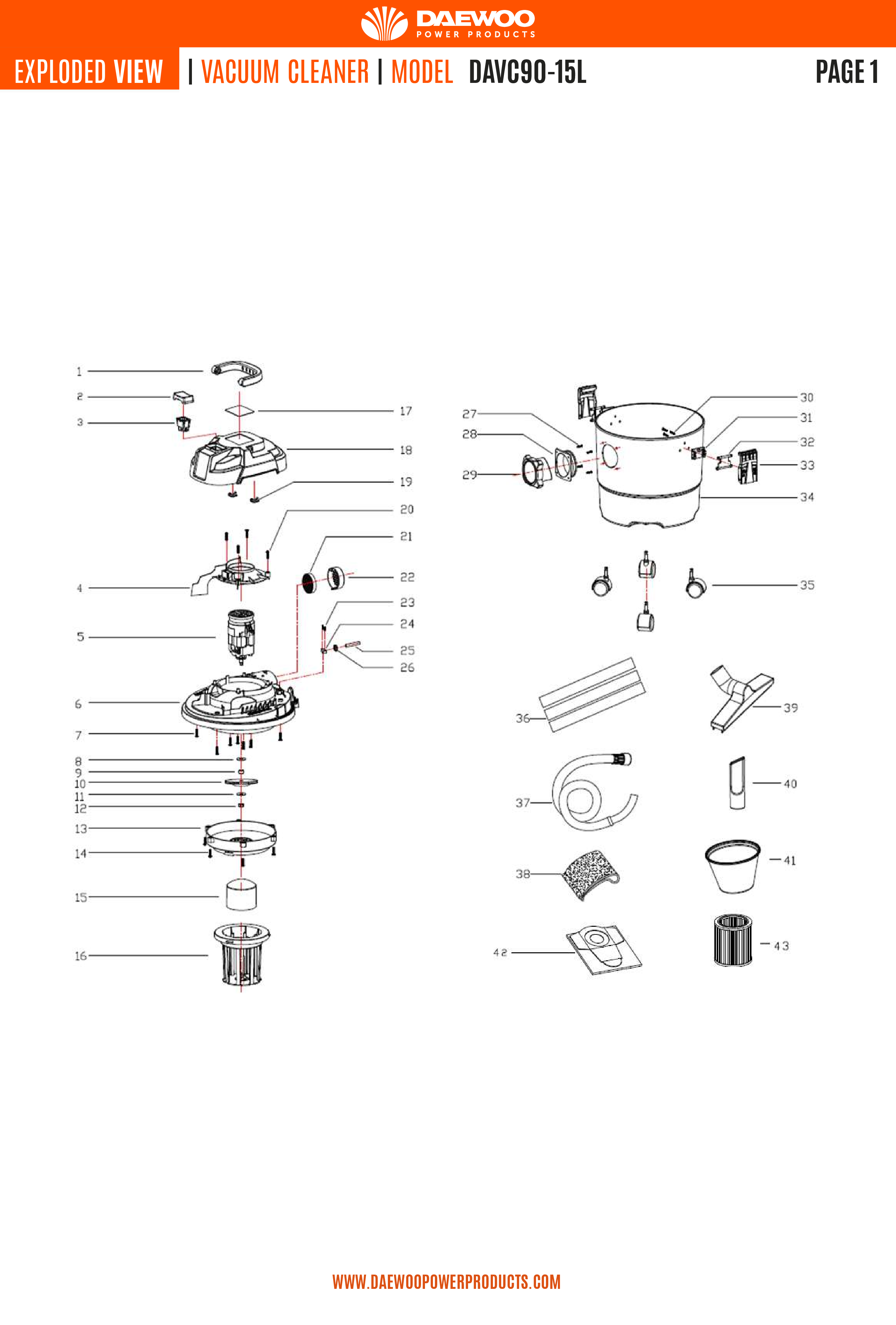Vue ?clat? pour  DAVC90-15L - Page 2